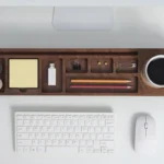 Walnut Wood Desk Organizer - Image 3